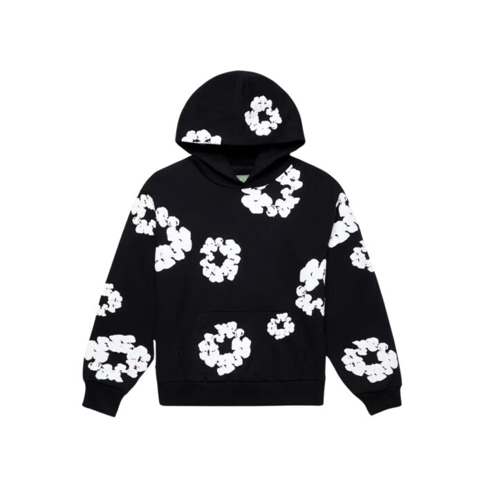 Hoodie Denim Tears Cotton Wreath negro