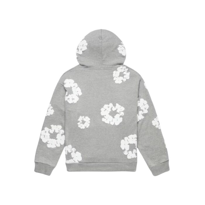 Hoodie Denim Tears Cotton Wreath gris - Imagen 2