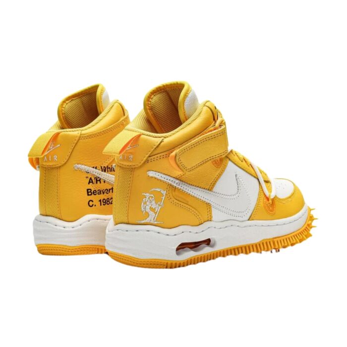 Nike AF1 High Off White Yellow - Imagen 3