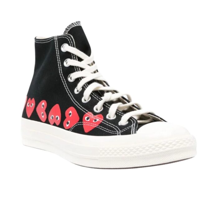 Converse CDG Multiheart Negro - Imagen 2