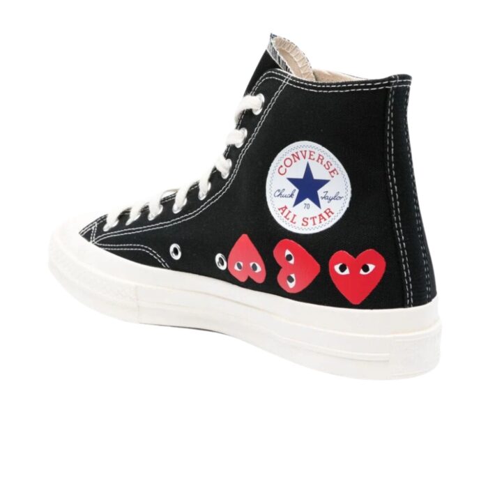 Converse CDG Multiheart Negro - Imagen 4