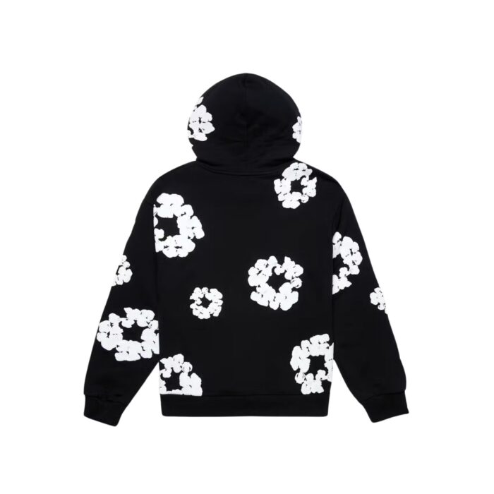 Hoodie Denim Tears Cotton Wreath negro - Imagen 2