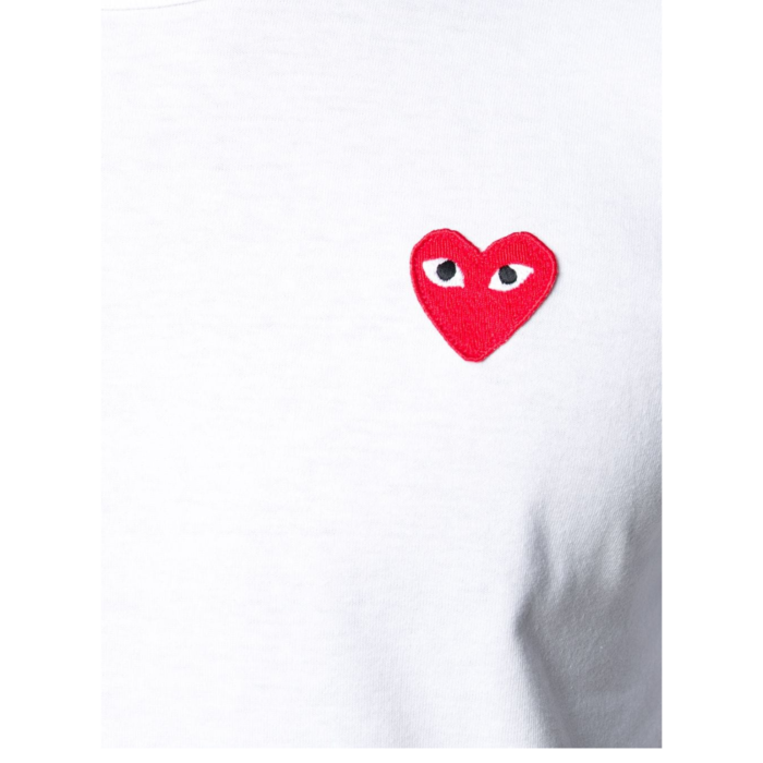 Playera Comme Des Garçons Blanca - Imagen 4