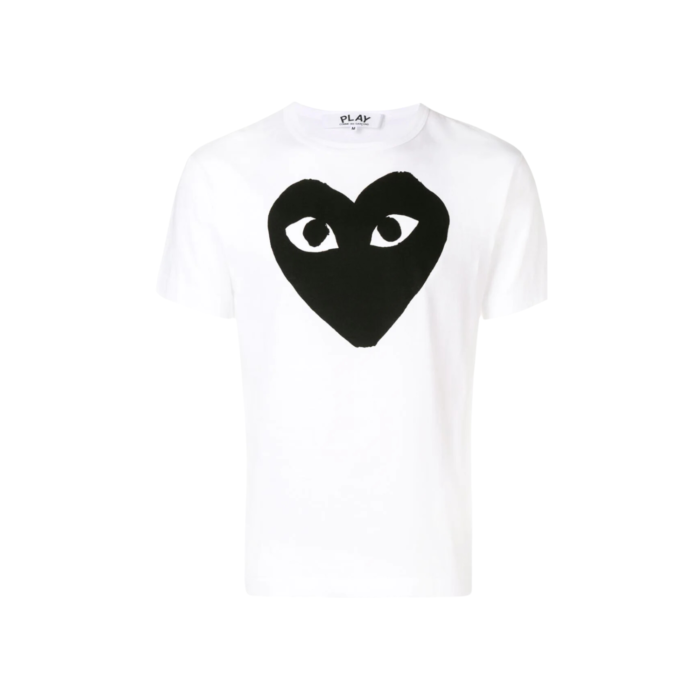 Playera Comme Des Garçons Heart Blanca