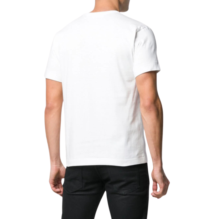 Playera Comme Des Garçons Heart Blanca - Imagen 2