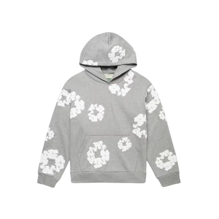 Hoodie Denim Tears Cotton Wreath gris