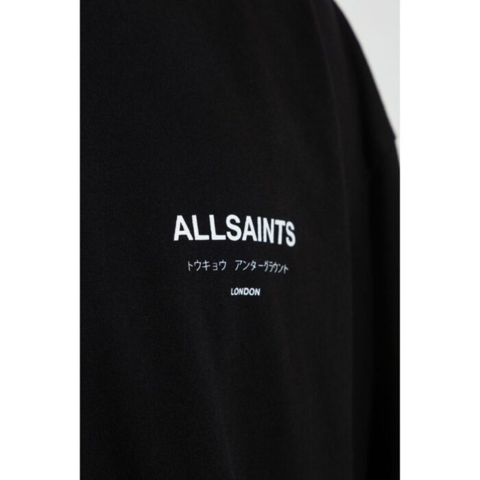 AllSaints playera Underground negra - Imagen 4