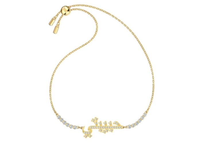 Pulsera Swarovski Dorada