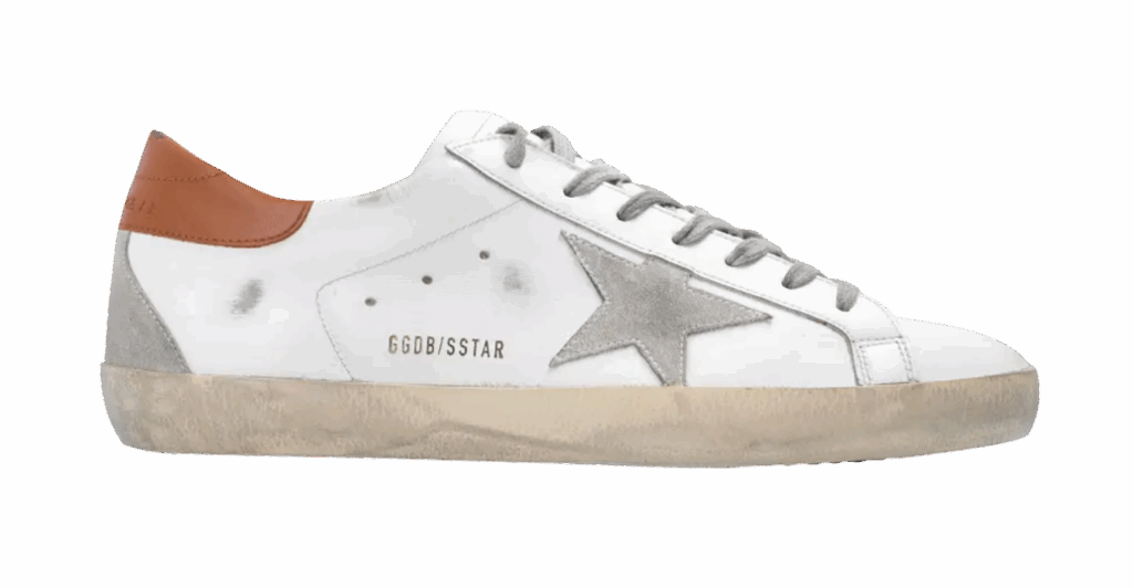 Golden Goose Super Star White Grey Brown