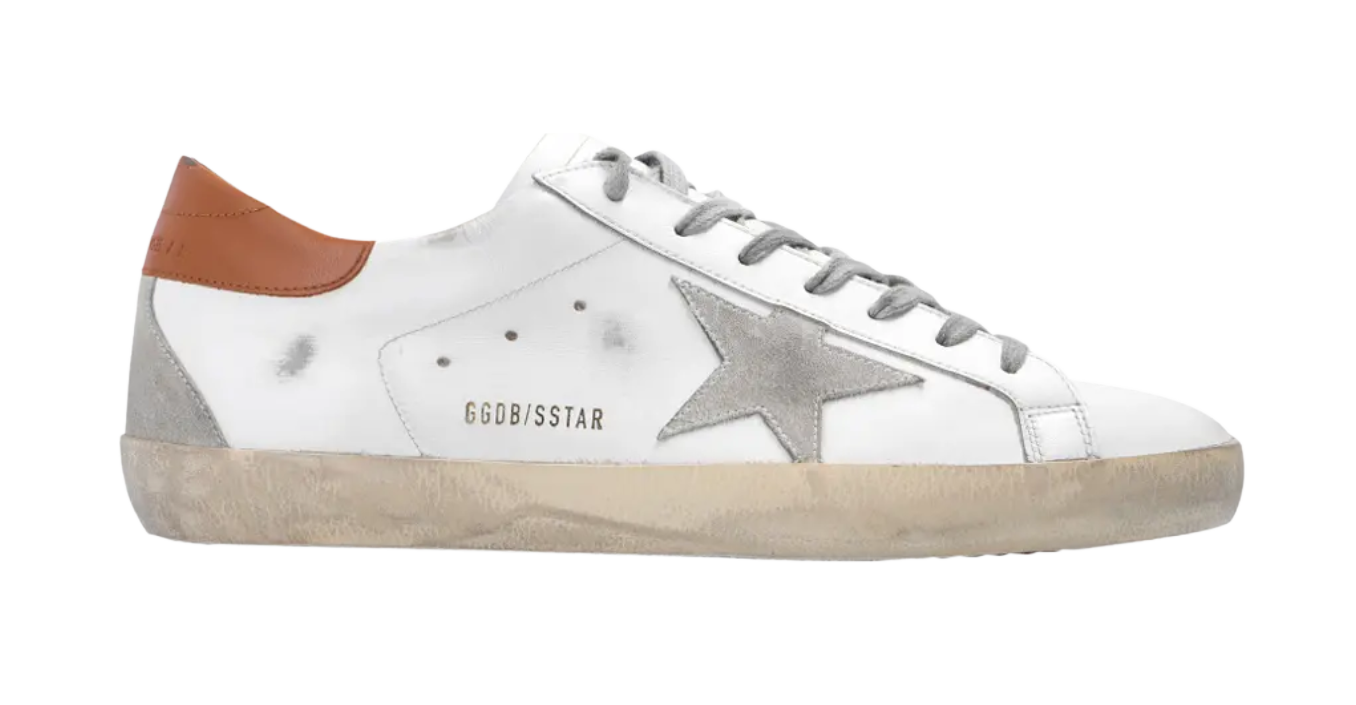 Golden Goose Super Star White Grey Brown