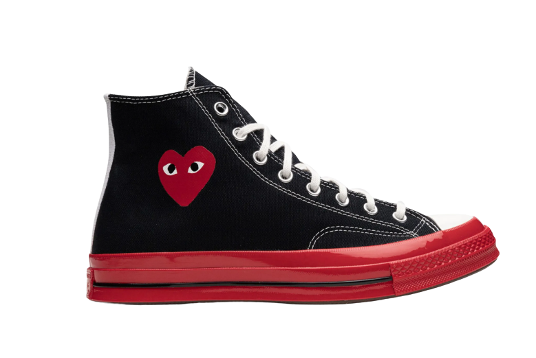 Converse x CDG Hi Black