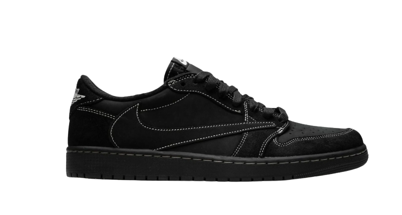 Jordan 1 Low OG TS "Travis Scott - Black Phantom" Semi