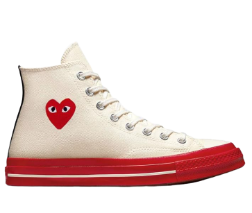 Converse x CDG Hi Pristine