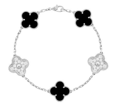 Van Cleef Negra con Brillos