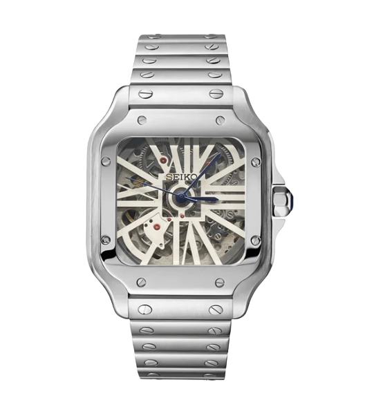 Seiko Mod Santos Skeleton