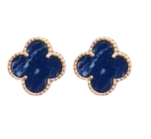 Aretes Van Cleef Azules