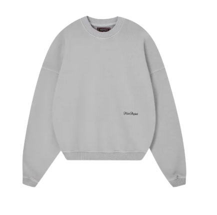 Nude Project Tonal Boxy Crewneck Grey
