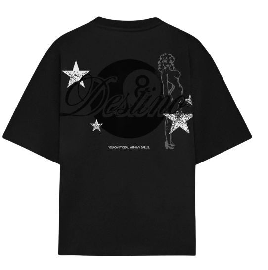 Fate 8 Ball Tee Black