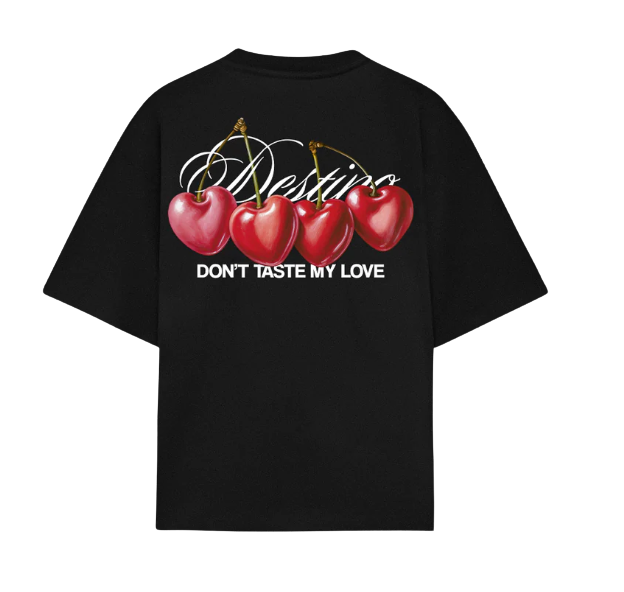 Fate Cherry Tee Black