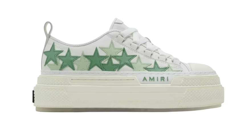 Amiri Platform White Green
