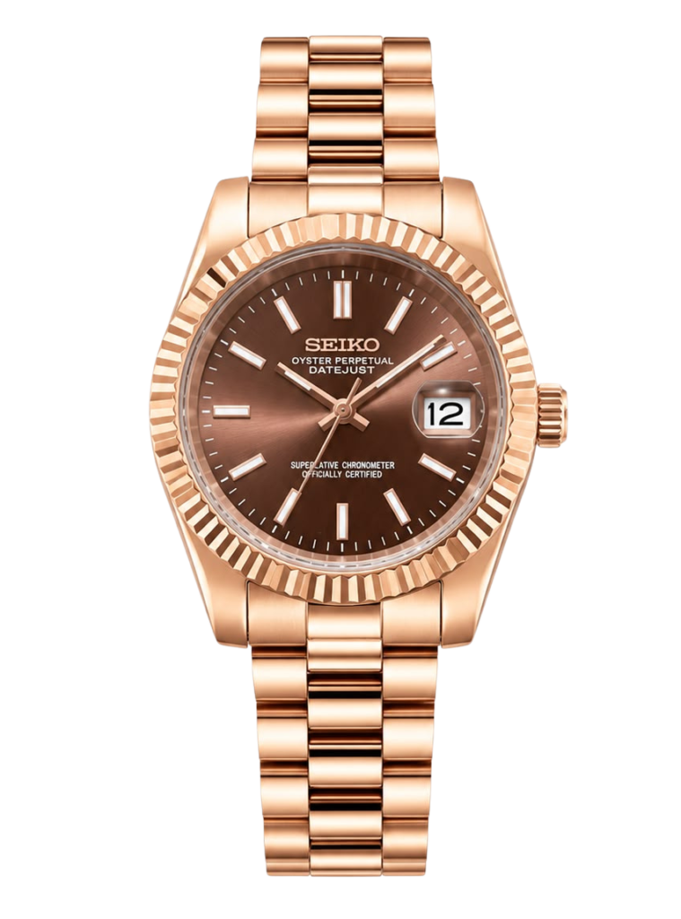 Seiko Mod Datejust Chocolate