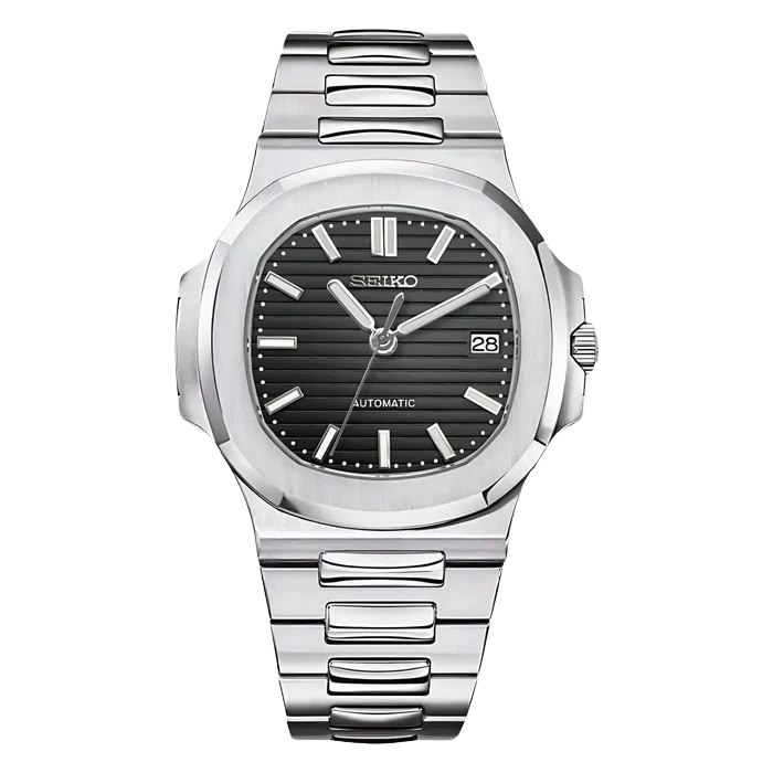 Seiko Mod Patek Black