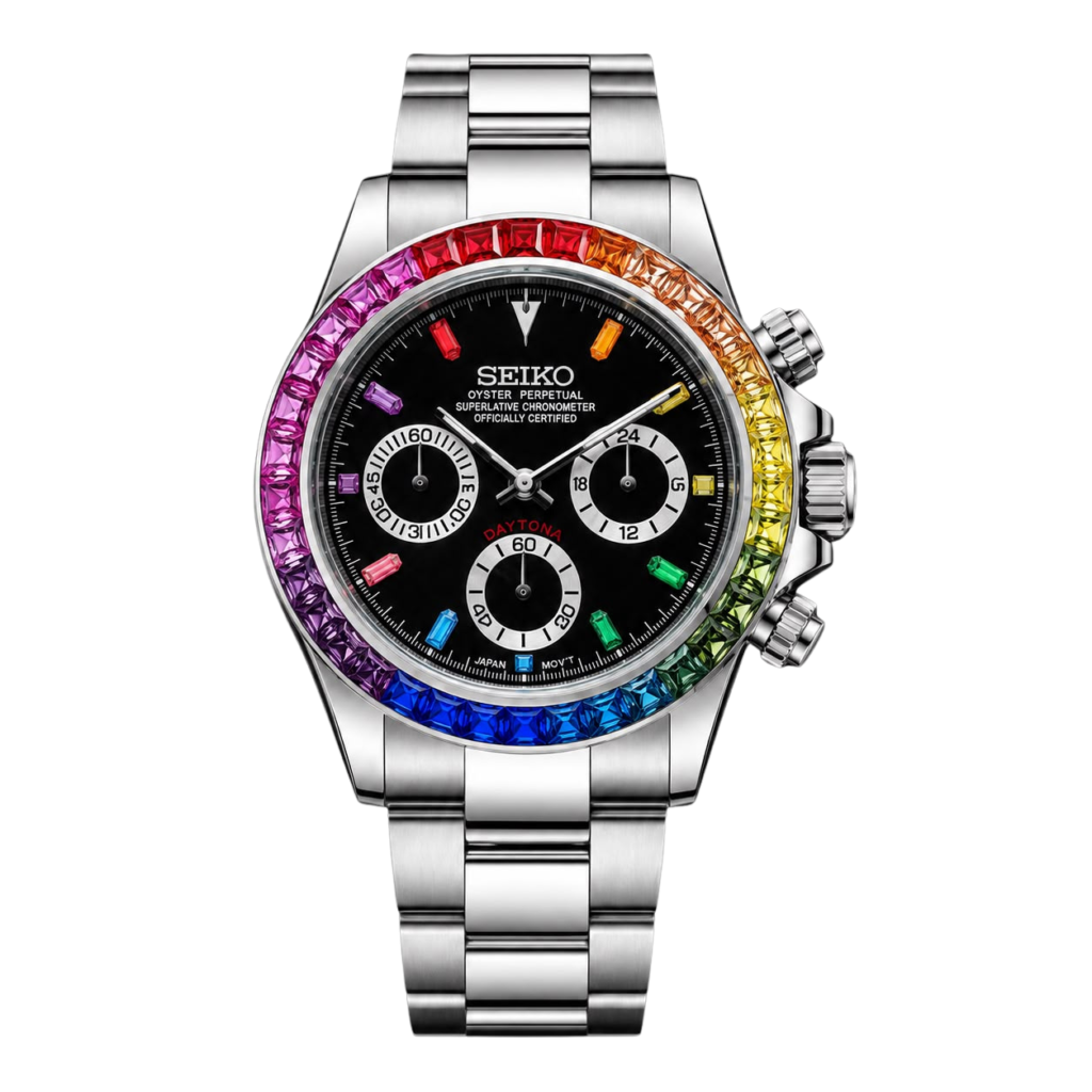 Seiko Mod Daytona Arcoiris