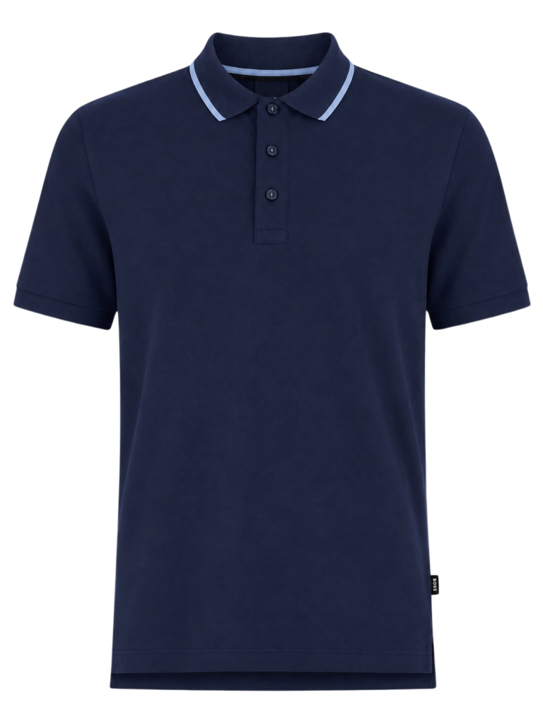 BOSS Polo Punto Azul
