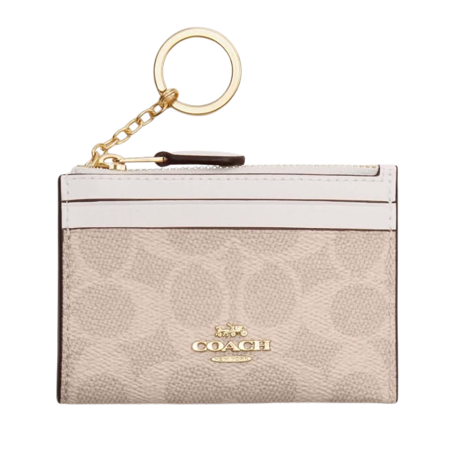 Coach Tarjetero Beige