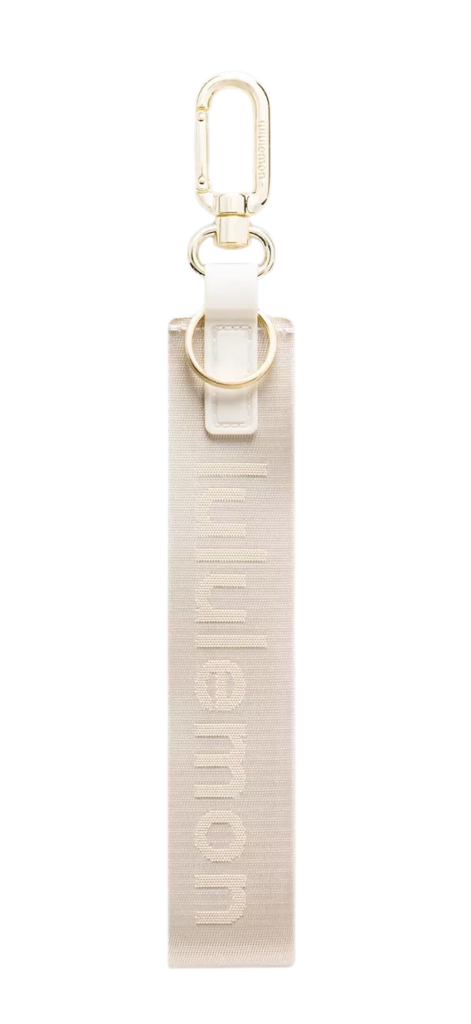 Lululemon Keychain Blanco
