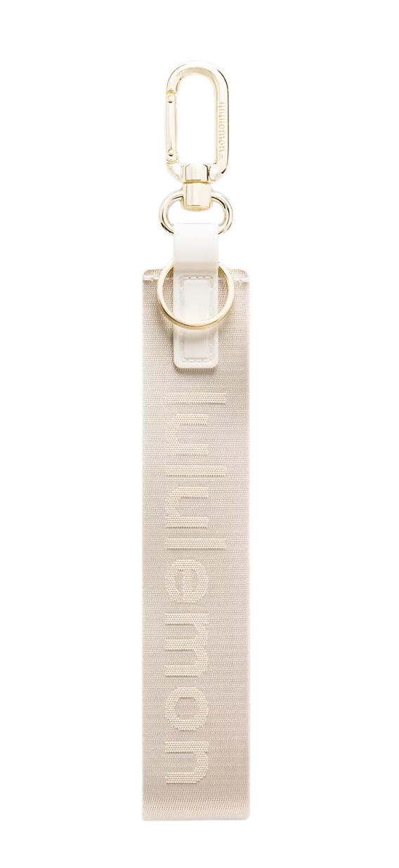 Lululemon Keychain Blanco