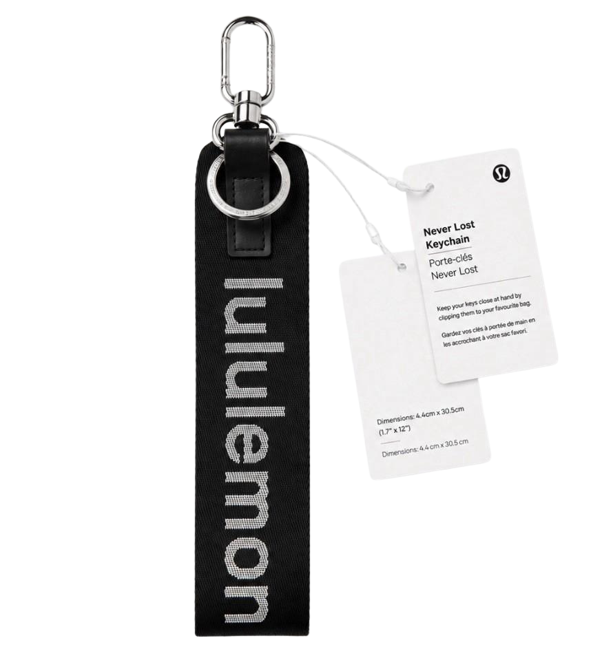 Lululemon Keychain Negro